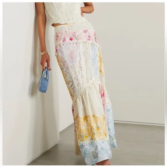 Free People Love Shack Fancy Skirt. Both new and one with tags. MAKE OFFERS!!! - Picture 3 of 4